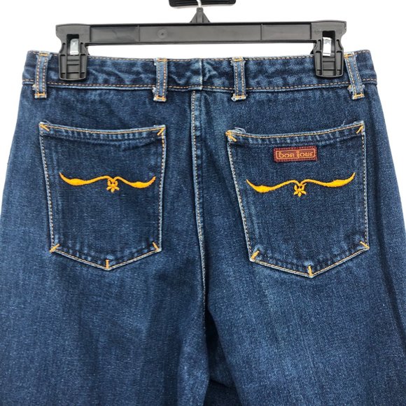 Vintage Bon Jour Jeans Juniors 11/12 Used Hemmed - Picture 3 of 16